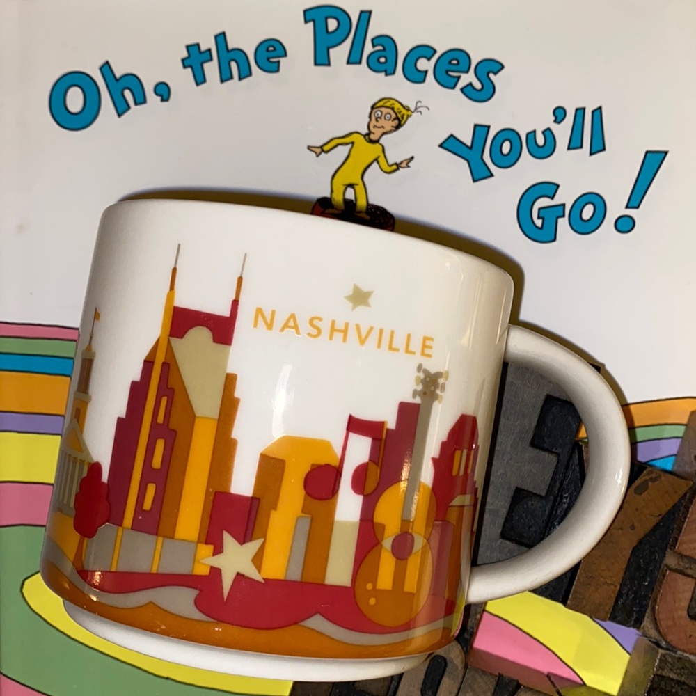 🆕☕️🧜‍♀️STARBUCKS ‘YOU ARE HERE’ Coffee Mug - NASHVILLE